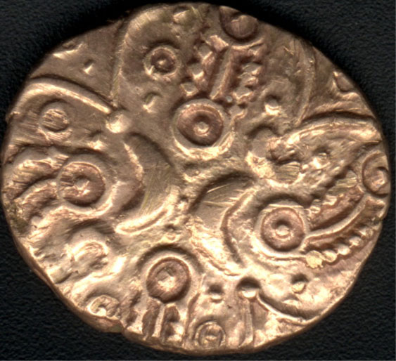 Celtic gold stater of Tasciovanus