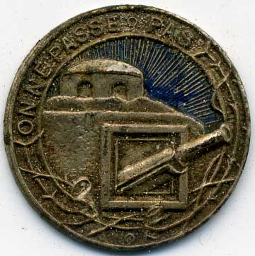 Maginot Line Button or Badge