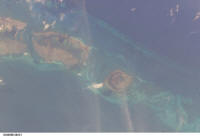 The Marquesas Keys as seen from space. Image courtesy of NASA.