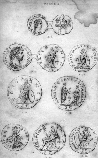 coins of the romans relating to britain plate I